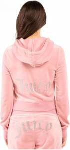 Femmes de haute qualité pierre du Rhin fermeture éclair personnalisée haut court velours survêtements fabricant en gros survêtement de haute qualité hiver - Product Image 3