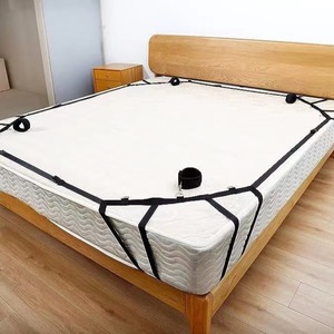 Sangles de retenue pour lit en toile d'araignée - Sangles de bondage renforcées à quatre coins pour adultes - Product Image 1