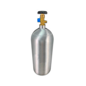 Bouteille de CO2 5 lb 5 kg en aluminium pour système de bière pression, distributeur de boissons, valve CGA320 - Product Image 6