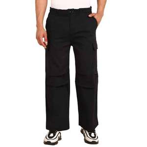 Men's Cotton Casual <b>Work</b> <b>Pants</b> with Multiple <b>Cargo</b> Pockets Wholesale Custom Fabric for Autumn Season OEM Available - Product Image 1