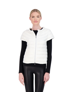 Hiver automne toutes les couleurs manches rembourrées moins chaud femme doudoune veste personnalisé léger chaud veste hiver bouffant gilet pour les femmes - Product Image 6