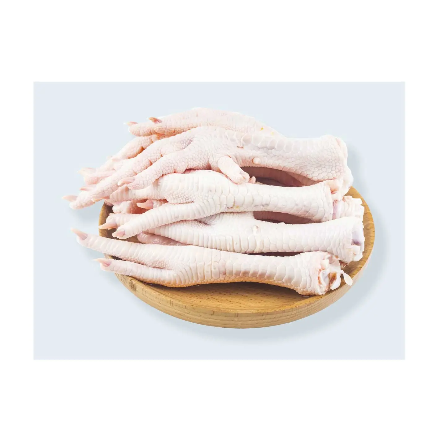 High-protein frozen chicken feet for animal feed and pet food