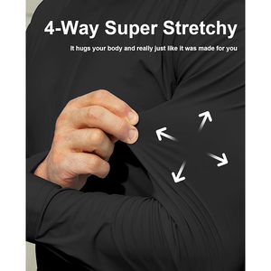 Camisas de vestir de alta calidad para hombre, transpirables camisas de manga larga con botones para hombre, camisa Formal de negocios - Product Image 2