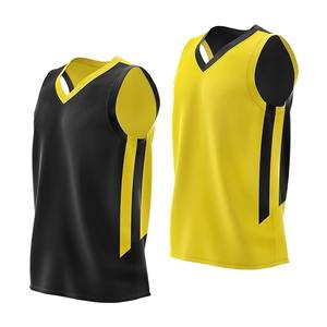 Logotipo personalizable nueva camiseta de baloncesto 100% poliéster Reversible camiseta de baloncesto transpirable entrenamiento camiseta de baloncesto - Product Image 5