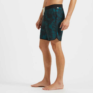 Boardshorts pour hommes imprimés sur mesure de la meilleure qualité tissu recyclé stretch dans les 4 sens short de bain à séchage rapide short de bain à motif solide - Product Image 6