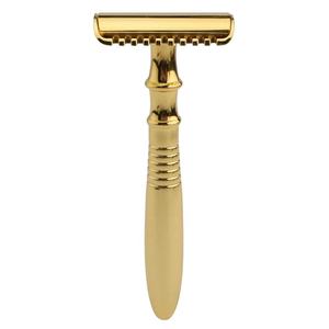 Rasoir de sécurité pour hommes, couleur personnalisée, pour le rasage du visage, outil de toilettage, double tranchant, réutilisable, manche en bois, pour barbiers - Product Image 2