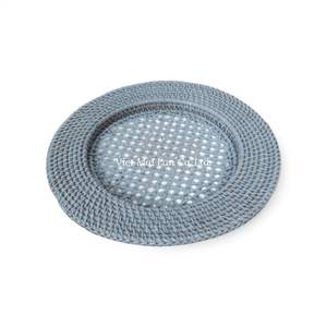 Classic Round Handmade Rattan Charger Plate For Dining <b>Table</b> <b>Protection</b> Crafted From Natural Vietnamese Rattan - Product Image 1