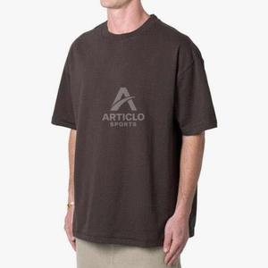 เสื้อยืดพิมพ์ลาย3D พัฟแฟชั่นสุดฮิตเสื้อยืดสตรีทโอเวอร์ไซส์ทรงโอเวอร์ไซส์ใส่โลโก้ได้ตามต้องการเสื้อผ้าแนวสตรีทขายดี - Product Image 4