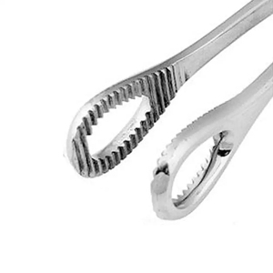 Venta al por mayor de acero inoxidable Pennington ranurado (extremo abierto) pinzas de abrazadera pulido de espejo con trinquete Piercing corporal grupo - Product Image 1