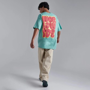 Personalizada de lujo de los hombres 100% de algodón O-cuello de corte cuadrado de media manga de gran tamaño de la camiseta de alta calidad para Puff Imprimir Jersey Impresión digital - Product Image 3