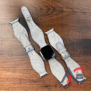 สายนาฬิกาหนังวัวแท้ที่ทำด้วยมือแท้สายรัดข้อมือหนังแท้โลหะเครื่องประดับนาฬิกาตะวันตกคุณภาพสูงสำหรับผู้หญิง - Product Image 1