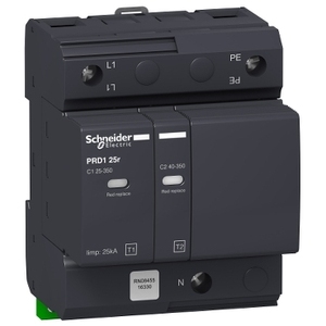 PRD1 25r Protezione da Sovratensioni Modulare TVS 1 Polo + N 350V con Trasferimento Remoto per Dispositivi di Protezione da Sovratensioni - Product Image 1