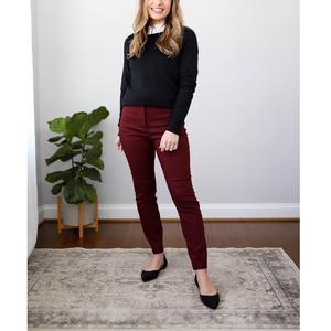 Meilleure qualité au prix de gros, pantalon chino et pantalon pour femmes, design personnalisé, pantalon chino décontracté à coupe étroite pour femmes de BD - Product Image 2