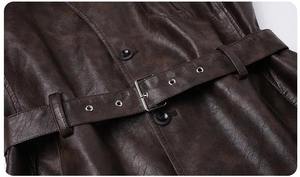 Manteaux décontractés tendance en gros, personnalisez des manteaux au design élégant pour hommes, fabricant de qualité supérieure, manteaux en cuir de vache - Product Image 5