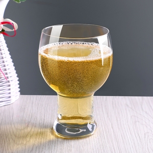 Custom Logo Durable Crystal Clear Heavy Base Bar Craft Large Capacity Pilsner Weizen Tulip Pub <strong>Wheat</strong> <strong>Beer</strong> Drinking <strong>Glass</strong> - Product Image 6