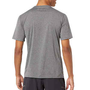 T-shirt décontracté pour homme High Street 100% coton Coupe classique Manches longues Couleur unie Style simple Col rond Manches courtes - Product Image 4