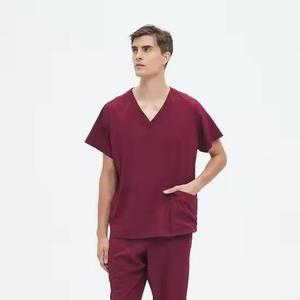 Bata de Laboratorio Unisex Tejida para Personal Hospitalario con Logotipo Personalizado, Material de Mezcla de Algodón - Product Image 1