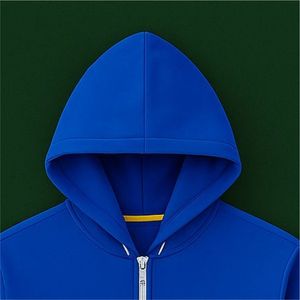 Conjunto Deportivo Personalizado de Estilo Urbano, Pantalones Deportivos Cortos con Lavado Ácido y Pedrería, Sudadera con Capucha y Cremallera - Product Image 4