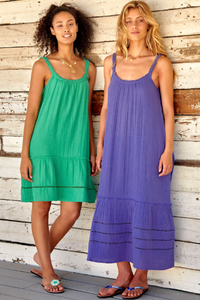 2024 nueva colección hecha a mano elegante vestido de noche de verano para mujer de alta calidad Max sin mangas Color sólido ocasión de playa al por mayor - Product Image 5