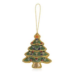 Élégant Belle Broderie Perlée Faite À La Main Arbre De Noël Festival Charme À La Mode Fantaisie Nouveau Design Top Classique De Mariage - Product Image 1