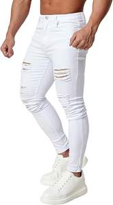 กางเกงยีนส์ขายาวสำหรับผู้ชายดีไซน์ตามสั่งกางเกงเอวสูงสไตล์สตรีทใส่สบายคุณภาพระดับพรีเมียม - Product Image 6