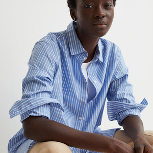 Vestido de franela único informal ajustado de manga larga a la moda, camisa a cuadros, gran oferta, camisa de manga larga para mujer, servicio OEM - Product Image 4