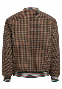 Chaqueta Varsity de Béisbol para Hombre, Diseño Retro con Parches en los Hombros, Forro Polar Grueso, Chaqueta de Invierno Cálida - Product Image 2