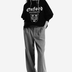 Sudadera con capucha de algodón con cremallera completa recortada Lisa para mujer, ropa de calle francesa con logotipo personalizado - Product Image 6