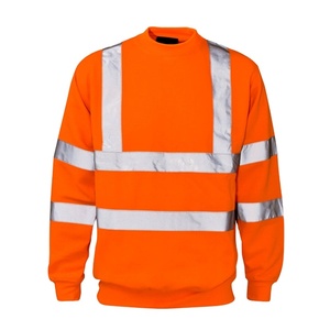 Sudaderas Reflectantes de Alta Visibilidad con Diseño Personalizado, Fabricadas por OEM, para Hombre, Sudaderas Protectoras de Algodón, Ropa de Seguridad al por Mayor - Product Image 1