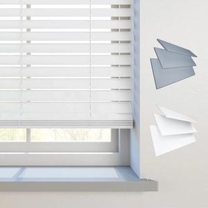 Factory Custom Sizes Faux Wood Plain Light Filtering Roller <b>Shades</b> Built-In Electric Horizontal Waterproof Durable for Holiday - Product Image 1