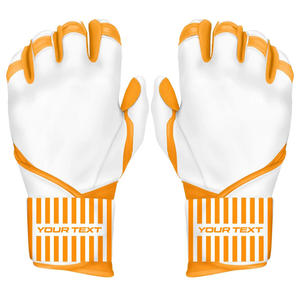 Factory Direct Supplier Custom Logo Long <b>Cuff</b> Baseball Batting Gloves Top Quality Cabretta <b>Leather</b> Softball Guantes Beisbol - Product Image 1