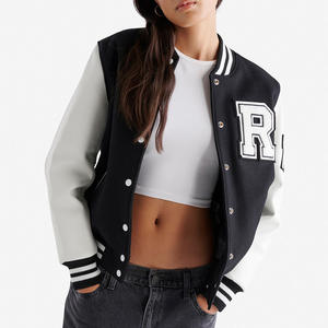 Veste universitaire avec logo personnalisé, impression broderie, style collège personnalisé, fabricant fournisseur direct usine OEM - Product Image 2