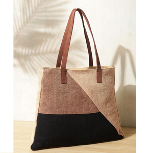 <b>Women's</b> High Quality Braided Jute Tote <b>Bag</b> <b>Office</b> Printed Design <b>for</b> Clothing Shopping Wholesale Factory Price - Product Image 1