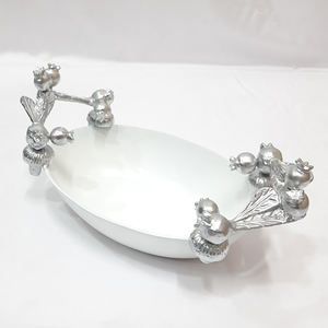 Cuenco de Aluminio Fundido con Diseño de Lirio de Agua, Bañado en Oro, Moderno, Producto de Gran Venta, Platos y Cuencos Clásicos para Horno - Product Image 5