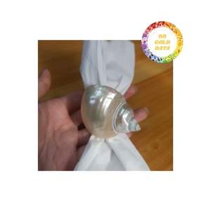 Porte-serviettes en coquillage exquis avec touche océanique pour tables à manger côtières fêtes restaurants hôtels et décor - Product Image 6