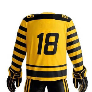 Uniformes de hockey sur glace en polyester 100%, bonne vente, haute qualité, faible MOQ, uniformes de hockey sur glace pour hommes et femmes - Product Image 4