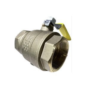 Válvula de bola de latón y bronce personalizada OEM, palanca manual, operación Manual, rosca atornillada NPT BSPT DIN259 DIN2999 ISO228 para medios hidráulicos - Product Image 1