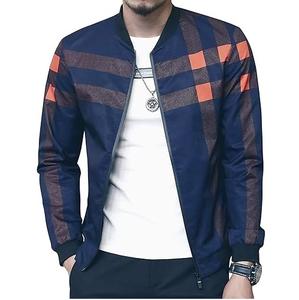 Fashion <b>Men's</b> Bomber <b>Jacket</b> Polyester Nylon Material Lightweight Waterproof Printed Stylish Breathable Streetwear Custom Logo - Product Image 3