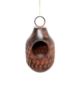 Casa de pájaros decorativa de madera duradera de alta demanda para colgar en el exterior, caja de anidación de pájaros pequeños y salvajes a un precio económico - Product Image 6