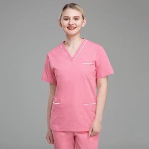Bata de Laboratorio Unisex con Cuello en V y Detección de Agujas para Uso Hospitalario - Product Image 3