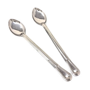 Cuillère de service solide en acier inoxydable, fournisseur d'usine, à badigeonner américain - Product Image 2
