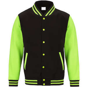 แจ็คเก็ตผ้าฝ้ายปักลายทีมเบสบอลกันลมไซส์ใหญ่พิเศษออกแบบได้ตามต้องการสำหรับฤดูหนาว - Product Image 1