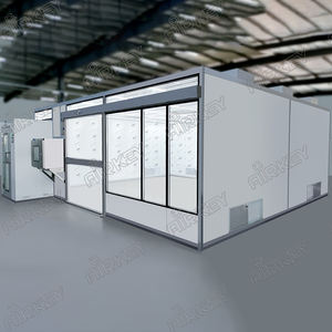 Turnkey Modular Cleanroom ISO 8 GMP Grau D para Suplemento Dietético Produção em Pó com HEPA FFU HVAC e Pass Box - Product Image 5