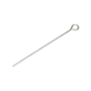 Argent sterling 30 0.6mm Eyepin Vente en gros Fournitures en argent Sterling Perles et résultats Fabrication de bijoux - Product Image 1