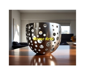 Cuenco para servir chocolates de diseño único, dátiles Cuenco para dulces de acero inoxidable hecho a mano para uso doméstico y hotelero - Product Image 1