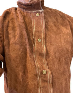 Chaqueta de Soldadura de Cuero Vacuno de Alta Calidad para Hombre y Mujer, Personalizable - Product Image 2