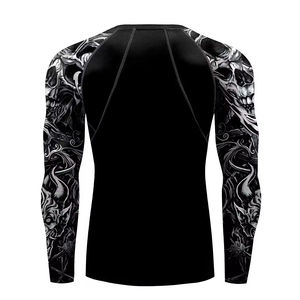 T-shirt de compression à manches courtes, respirant, anti-transpiration, conçu pour le MMA, le grappling, rashguard - Product Image 5