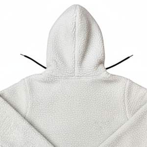 Sudadera Unisex con Capucha de Sherpa Color Bronceado, Chaqueta de Forro Polar con Media Cremallera, Bolsillo Tipo Canguro, Ropa Casual Cálida para la Calle - Product Image 4