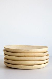 Plato de ensalada de madera bandeja para servir caja de pino Tema de amor barco ovalado dulces galletas comida fruta decoración del hogar regalo - Product Image 3