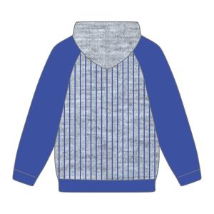 Año de Fundación 1922 Sigma Gamma Rho Grey Body Blue Raglan Pinstripes Pullover Hoodie SGRho Sorority Apparel Divine Nine HBCU - Product Image 3